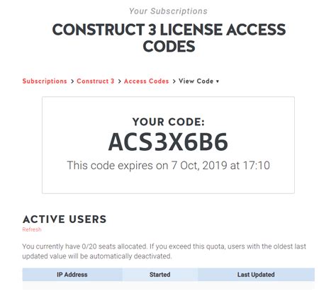 grlcontent access code.